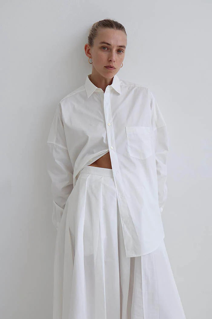 Blanca Jeanne Shirt // White