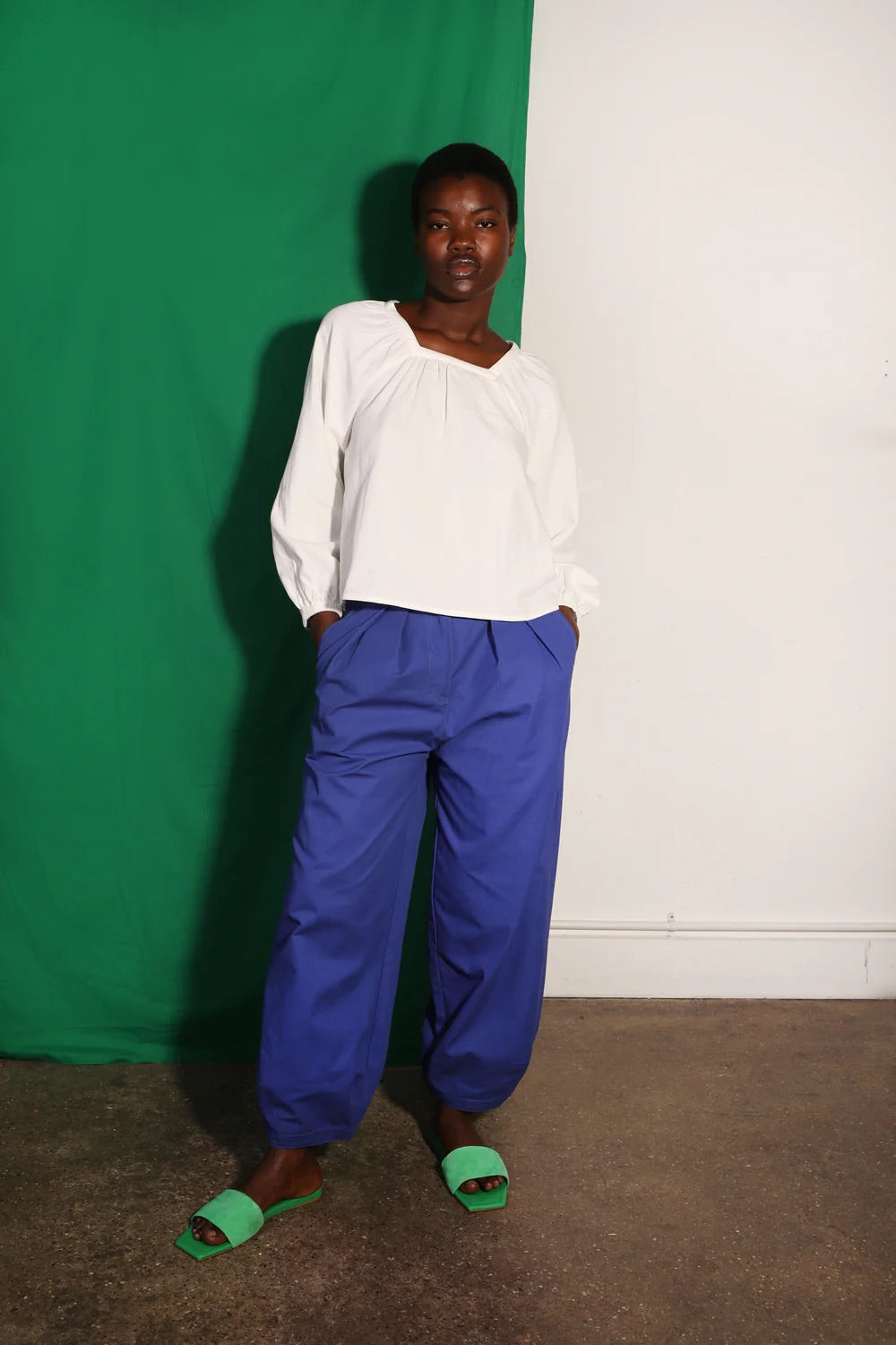 L.F. Markey Jenkin Trouser // Cobalt