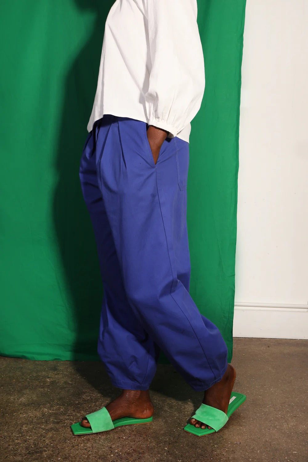 L.F. Markey Jenkin Trouser // Cobalt