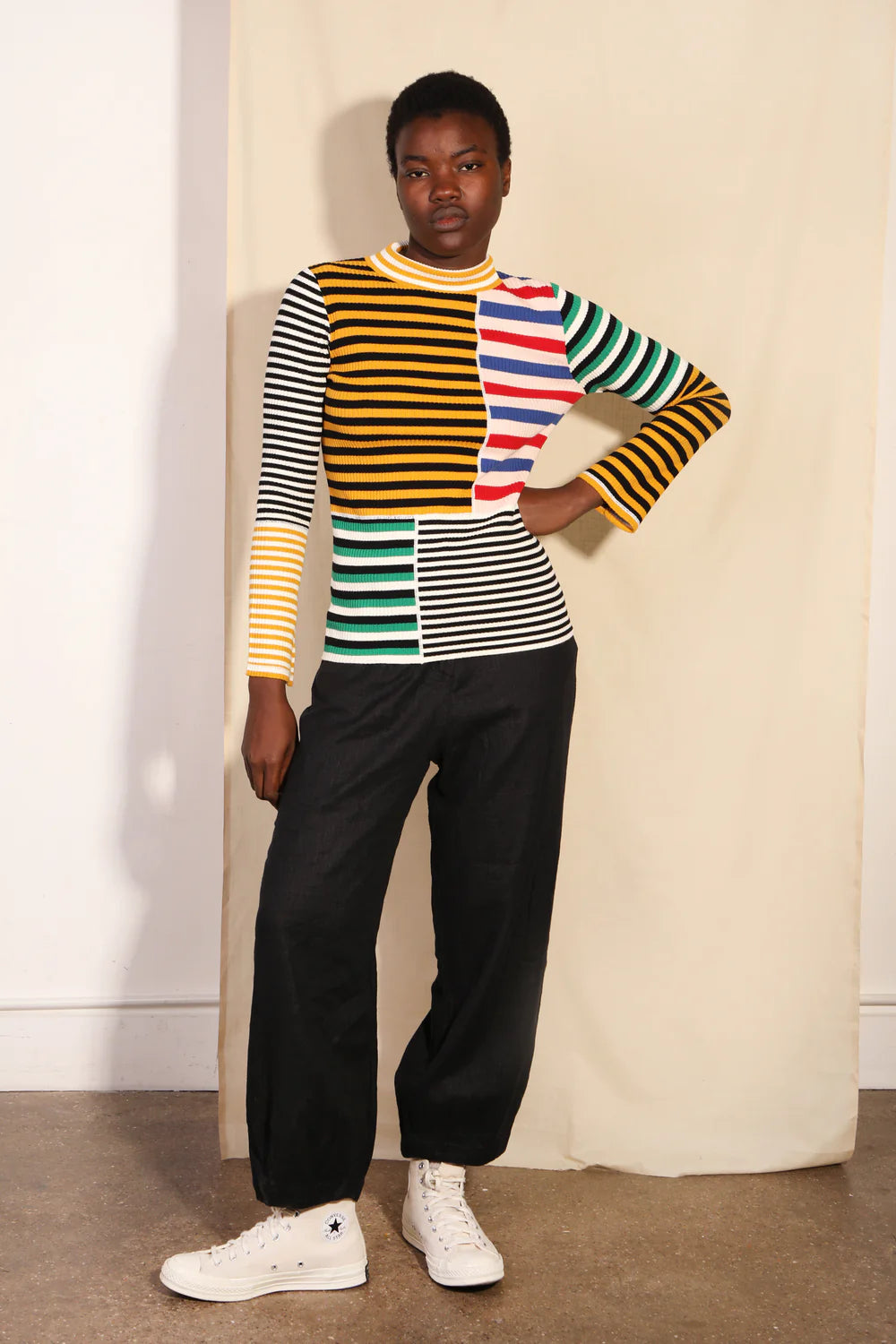 L.F. Markey Cecil Top // Multi Stripe