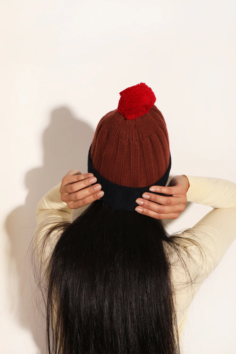 L.F. Markey Pom Pom Beanie // Fawn Multi