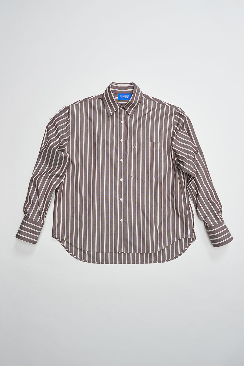 PV Examine Shirt // Umber Stripe