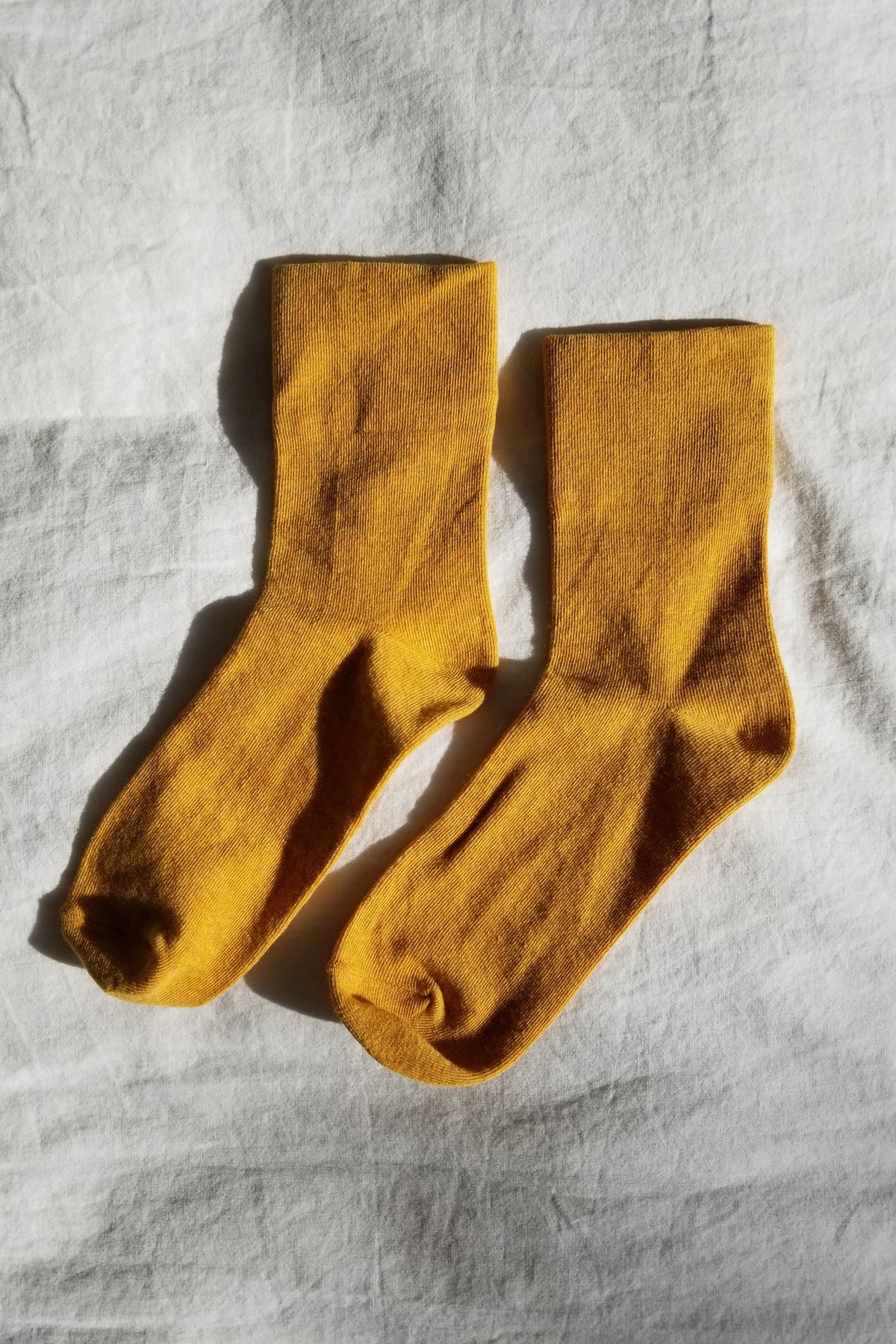 Le Bon Shoppe Sneaker Socks // Marigold