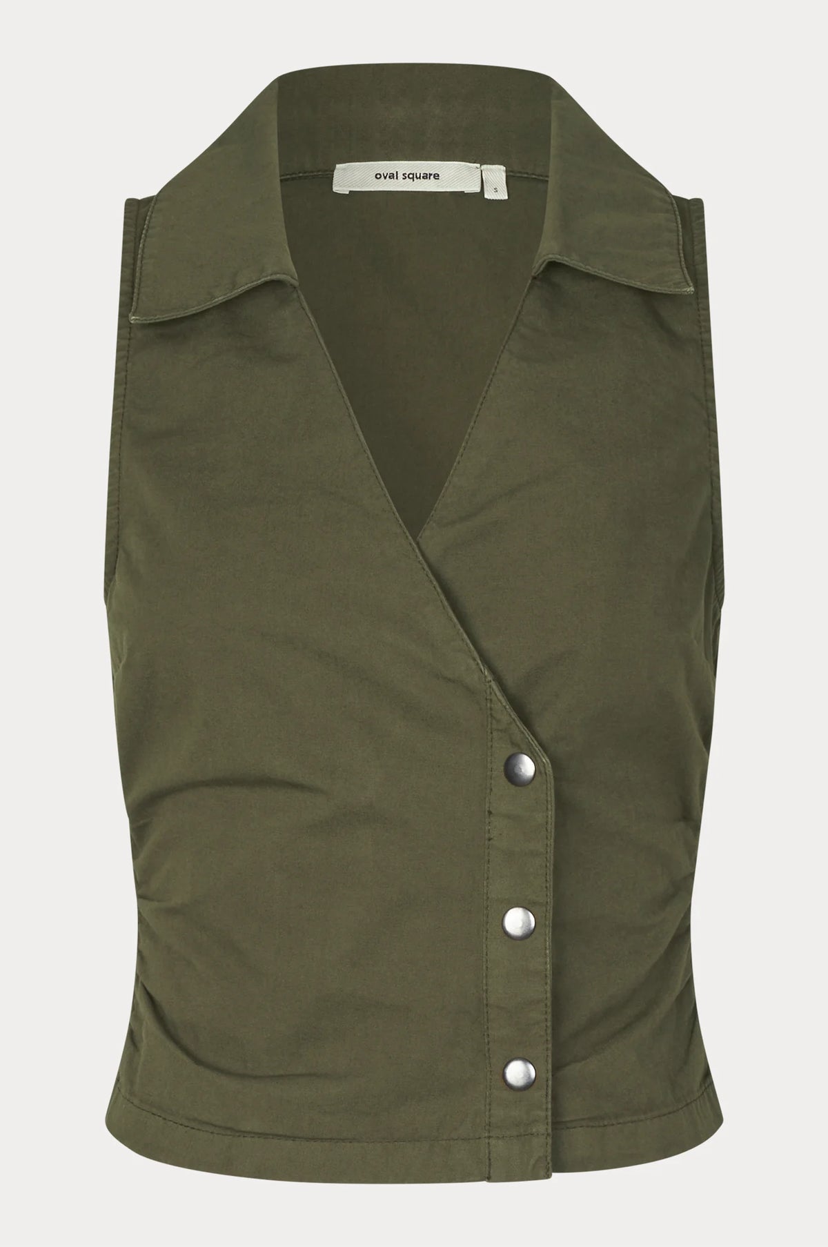 Oval Square Pete Top // Dark Olive