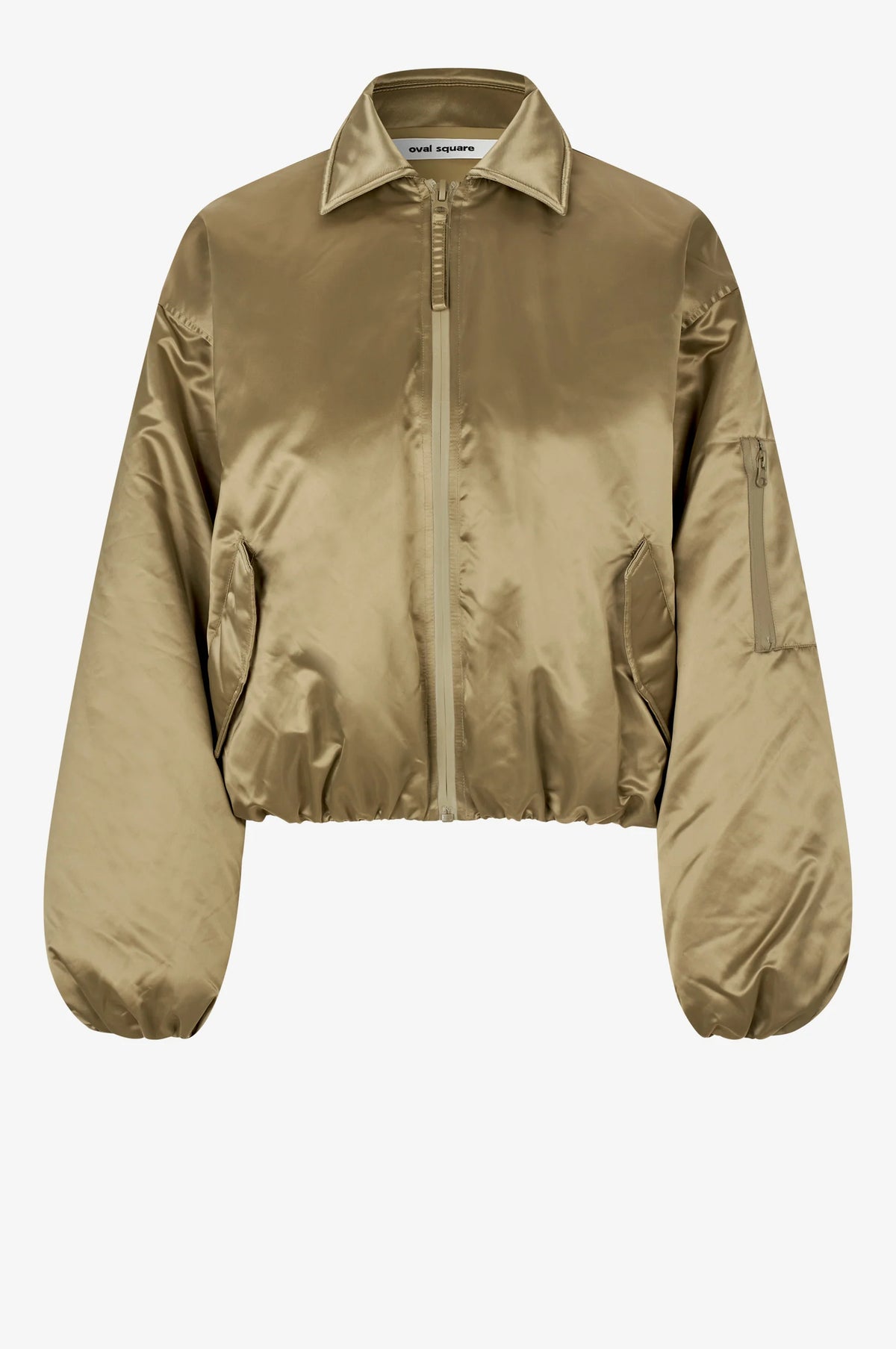 Oval Square Blink Bomber // Olive