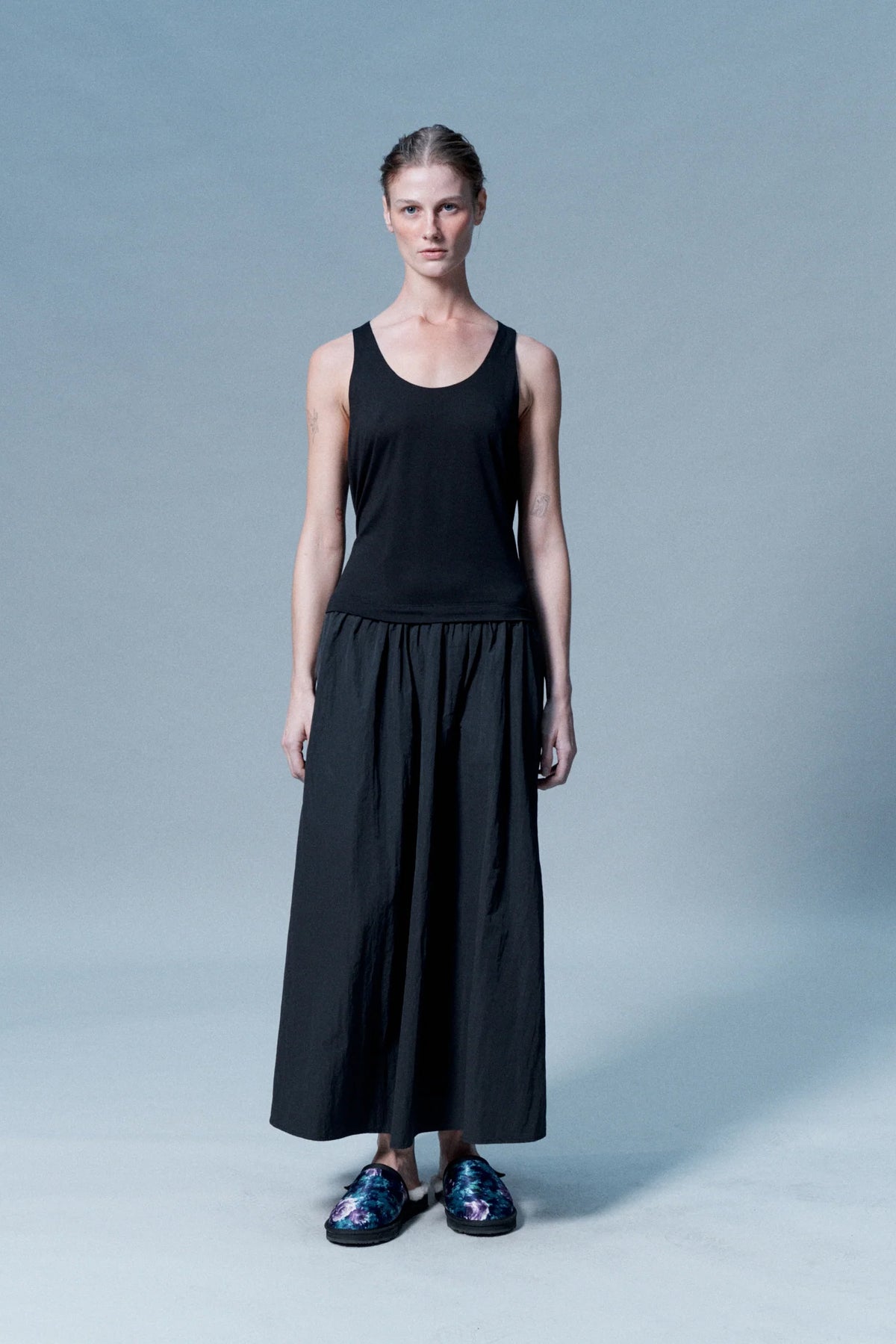 Verner Singlet Gown // Black