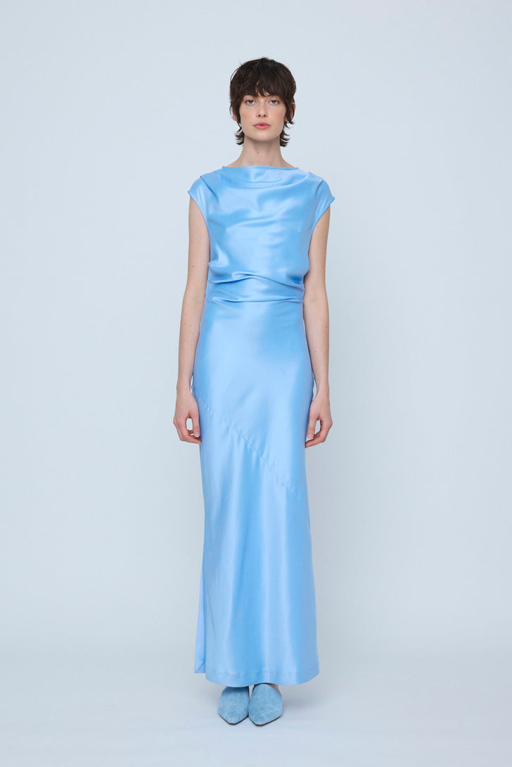 Wynn Hamlyn Rina Maxi Dress // Sky Blue