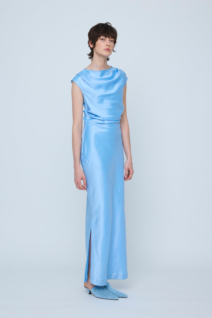 Wynn Hamlyn Rina Maxi Dress // Sky Blue