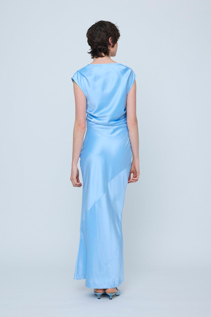 Wynn Hamlyn Rina Maxi Dress // Sky Blue