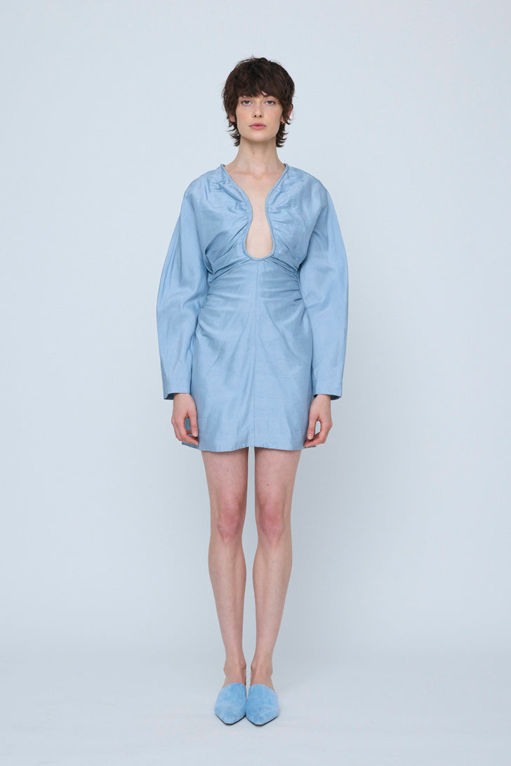 Wynn Hamlyn Zoe Mini Dress // Sky Blue