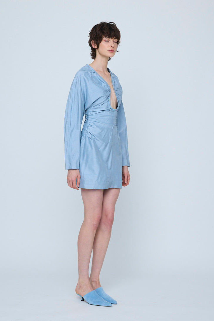 Wynn Hamlyn Zoe Mini Dress // Sky Blue