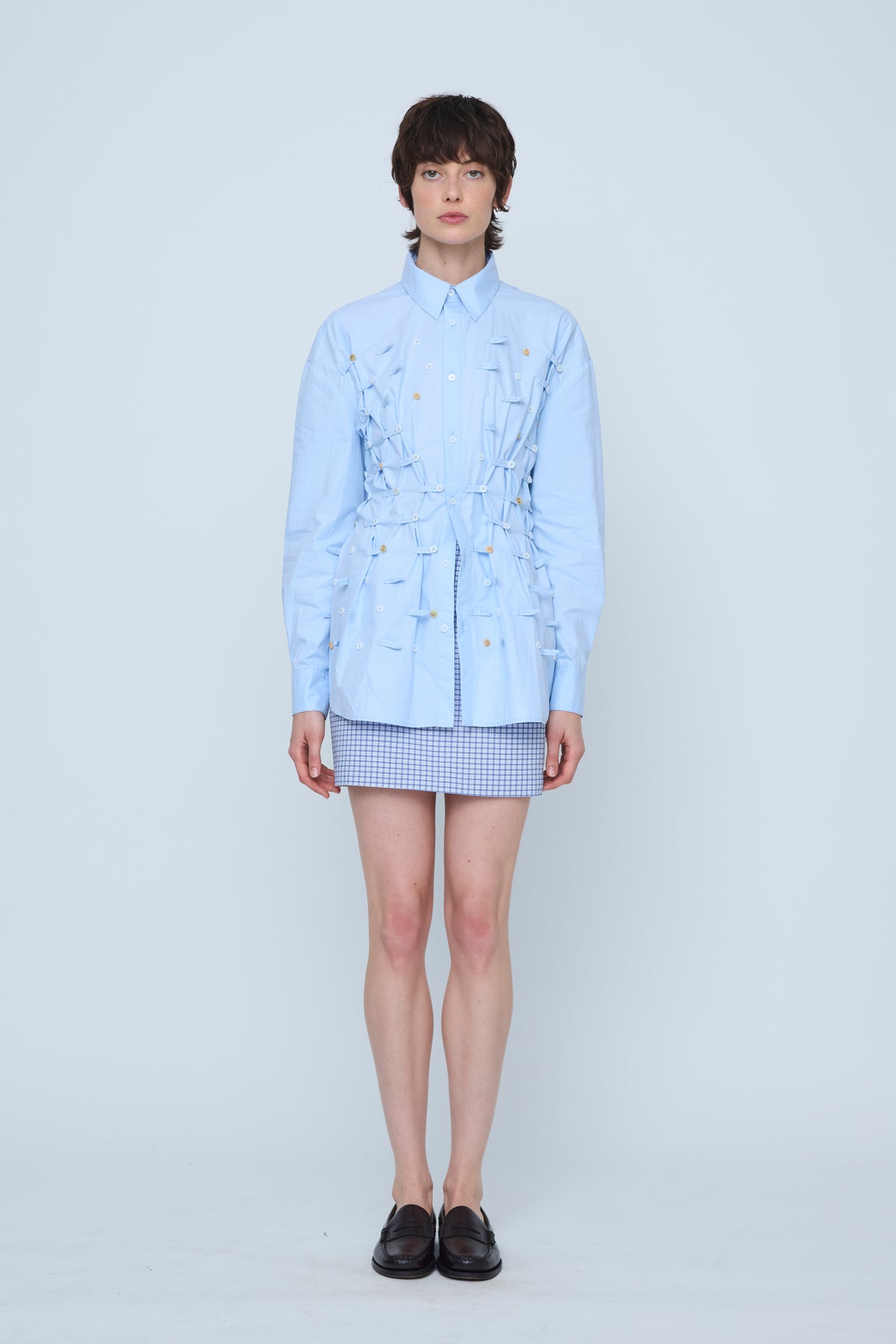 Wynn Hamlyn Buttons Shirt // Sky Blue