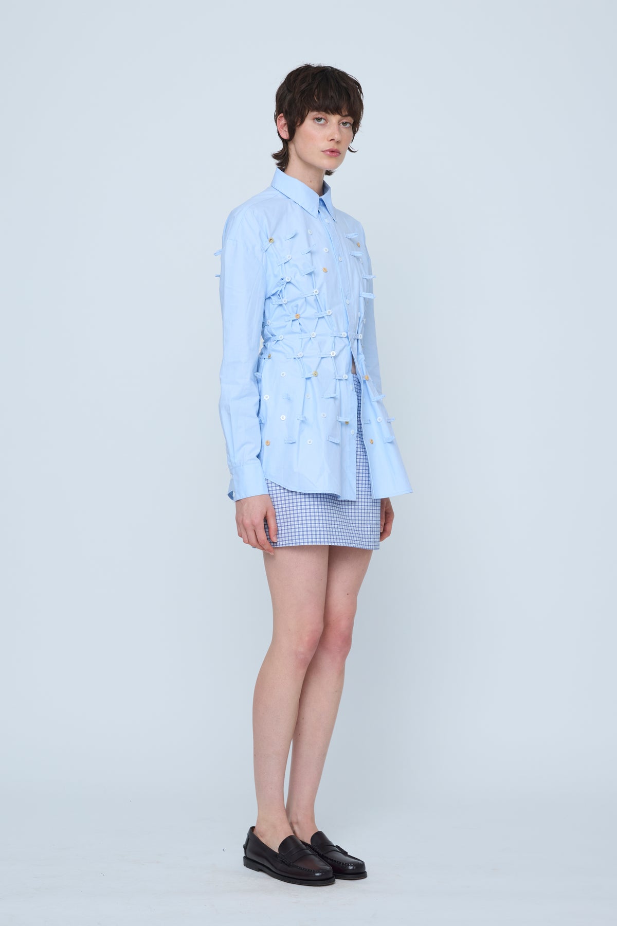 Wynn Hamlyn Buttons Shirt // Sky Blue