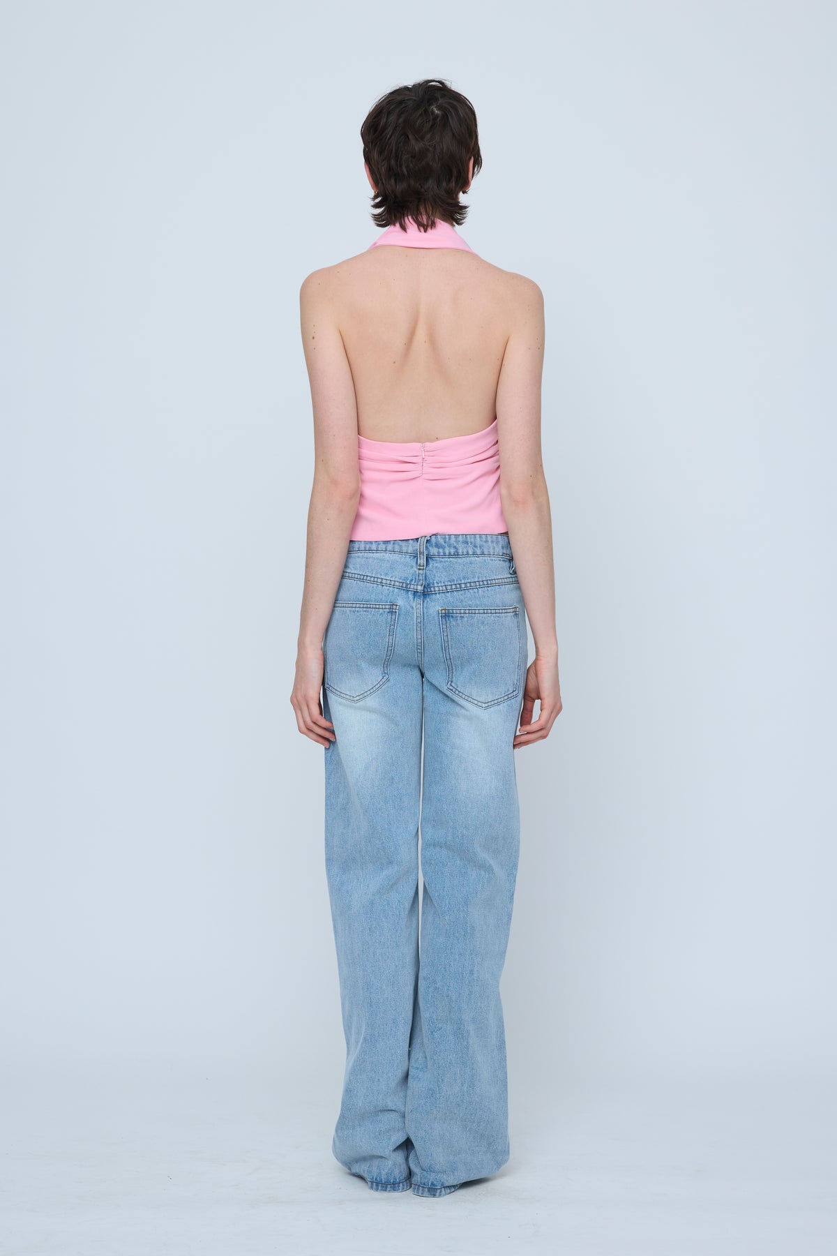 Wynn Hamlyn Mia Buckle Top // Pink