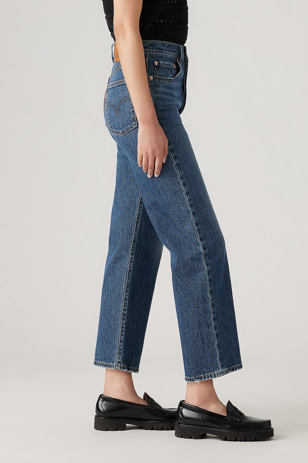 Ribcage straight jeans levi's online