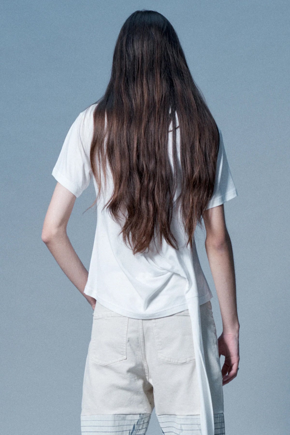 Verner Tie-Up Tee // White