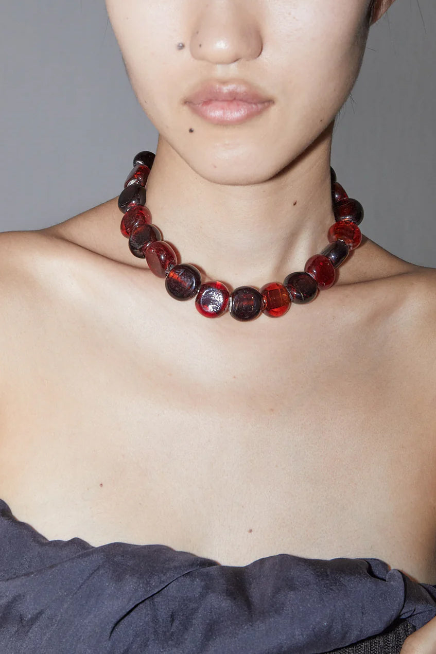 Paloma Wool Adrienne Necklace // Red