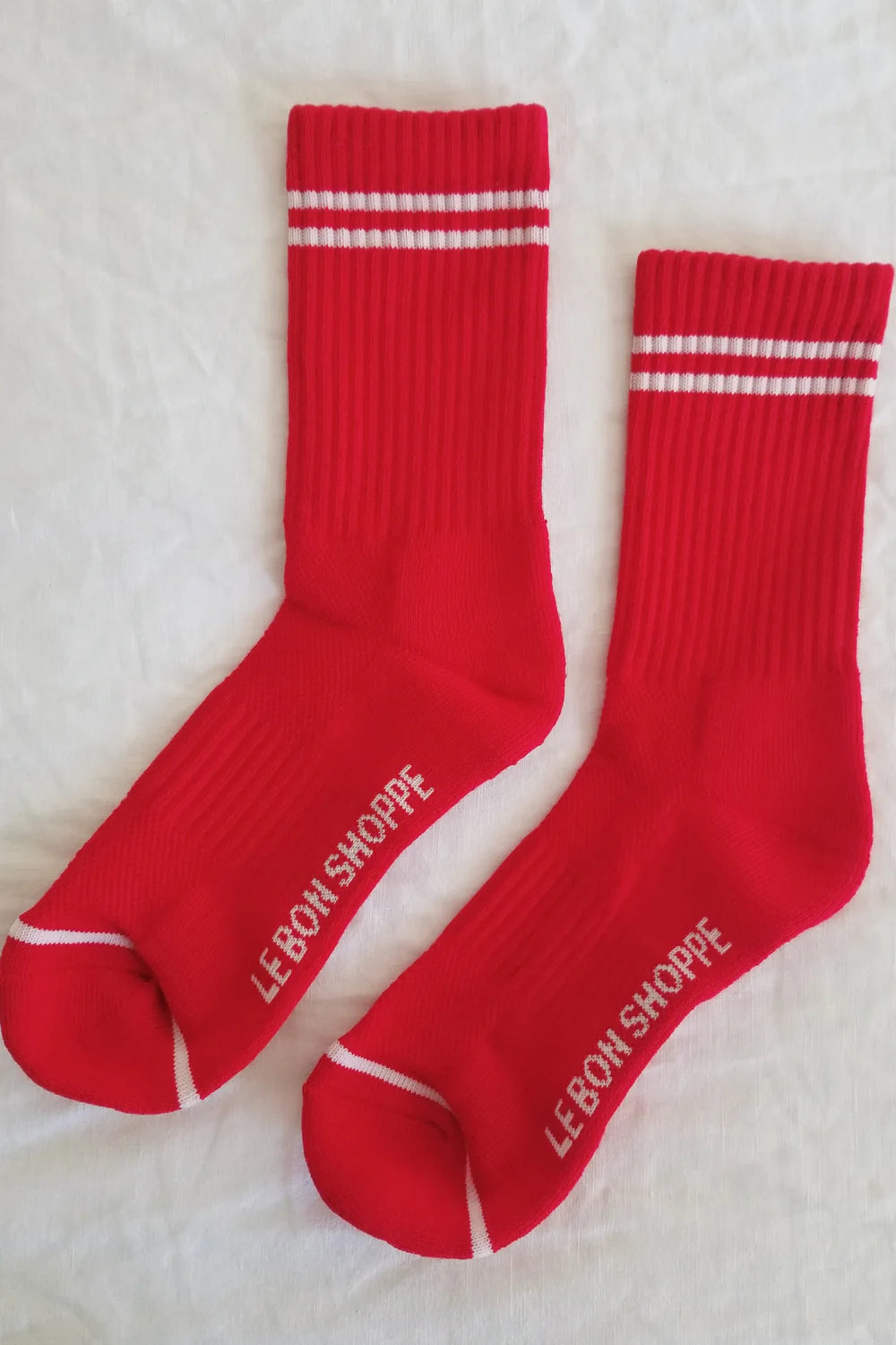 Le Bon Shoppe Boyfriend Socks // Red