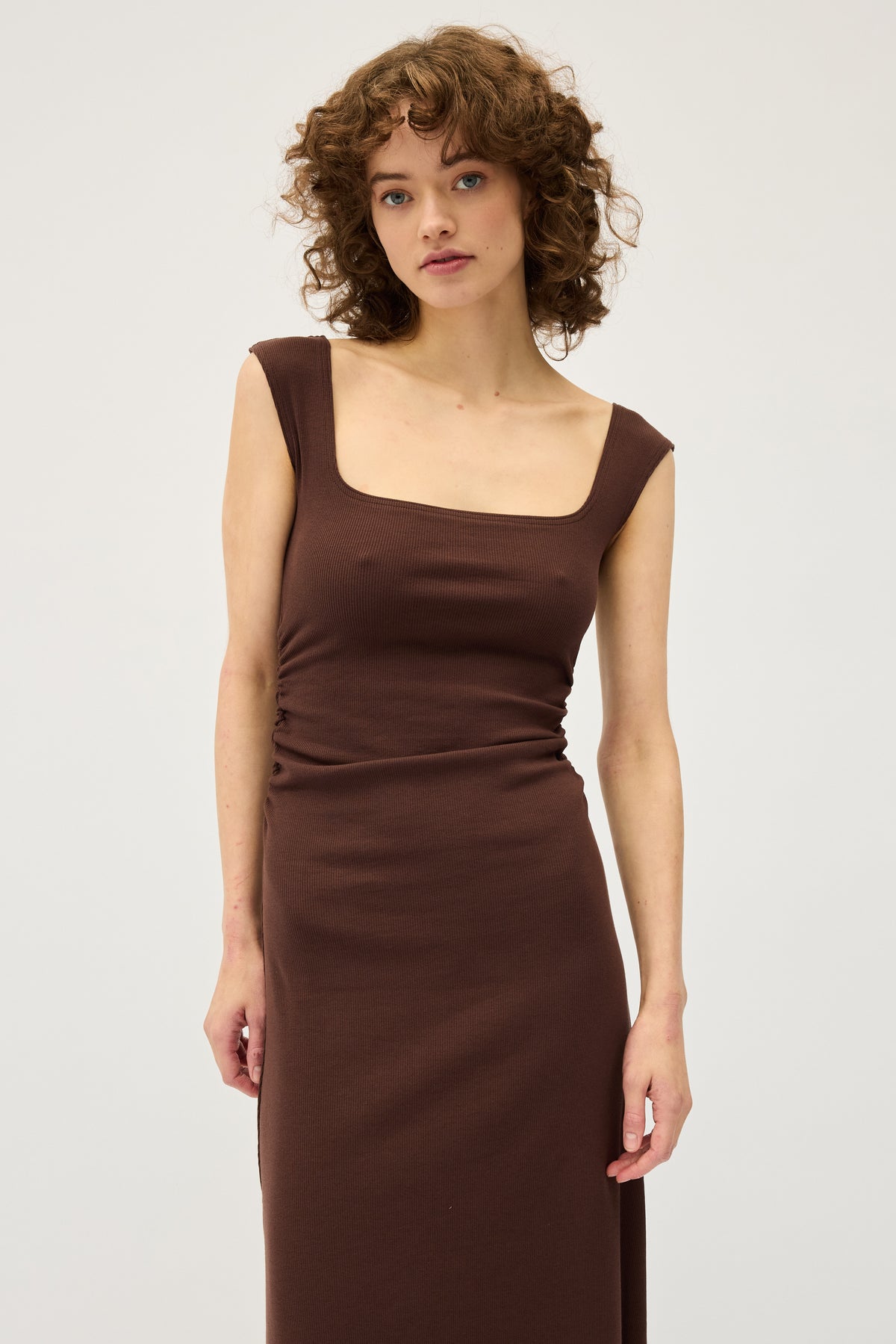 Dominique Healy Naia Tank Dress //  Chocolate