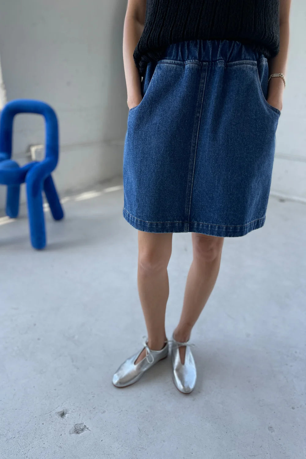 Le Bon Shoppe City Skirt // Raw Denim