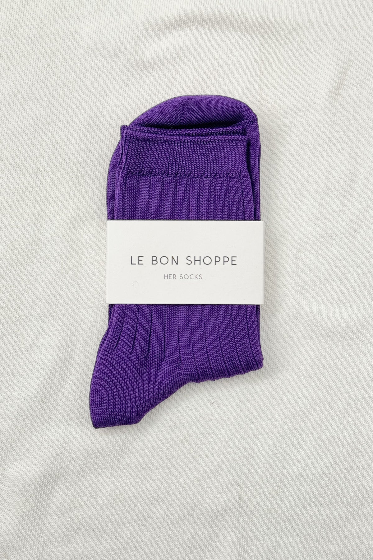 Le Bon Shoppe Her Socks MC Cotton // Eggplant