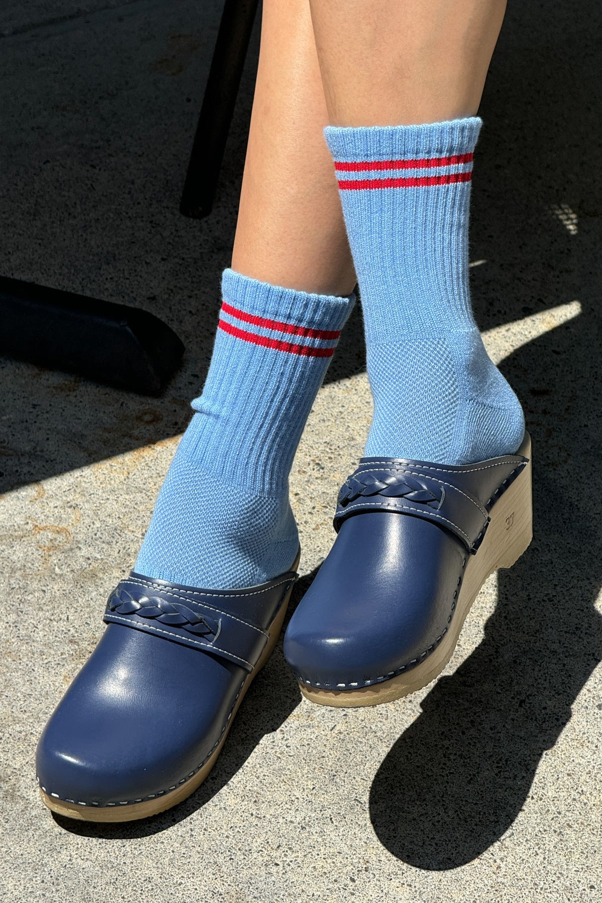 Le Bon Shoppe Boyfriend Socks // Ciel Blue