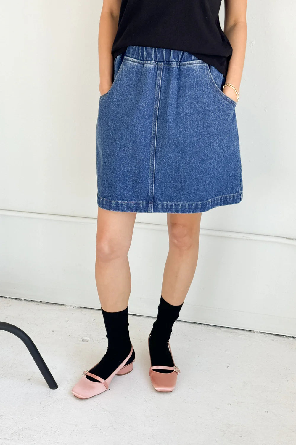 Le Bon Shoppe City Skirt // Raw Denim