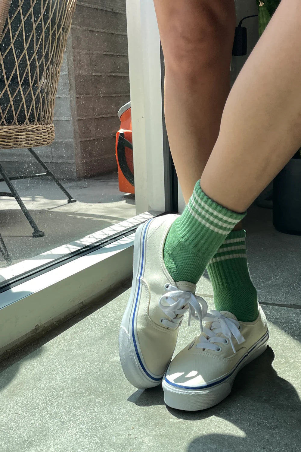 Le Bon Shoppe Girlfriend Socks // Avocado