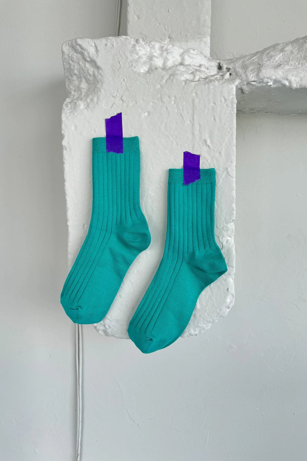 Le Bon Shoppe Her Socks MC Cotton //  Turquoise