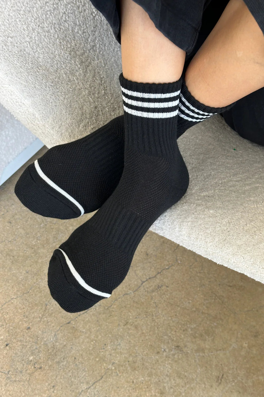 Le Bon Shoppe Girlfriend Socks  // Black