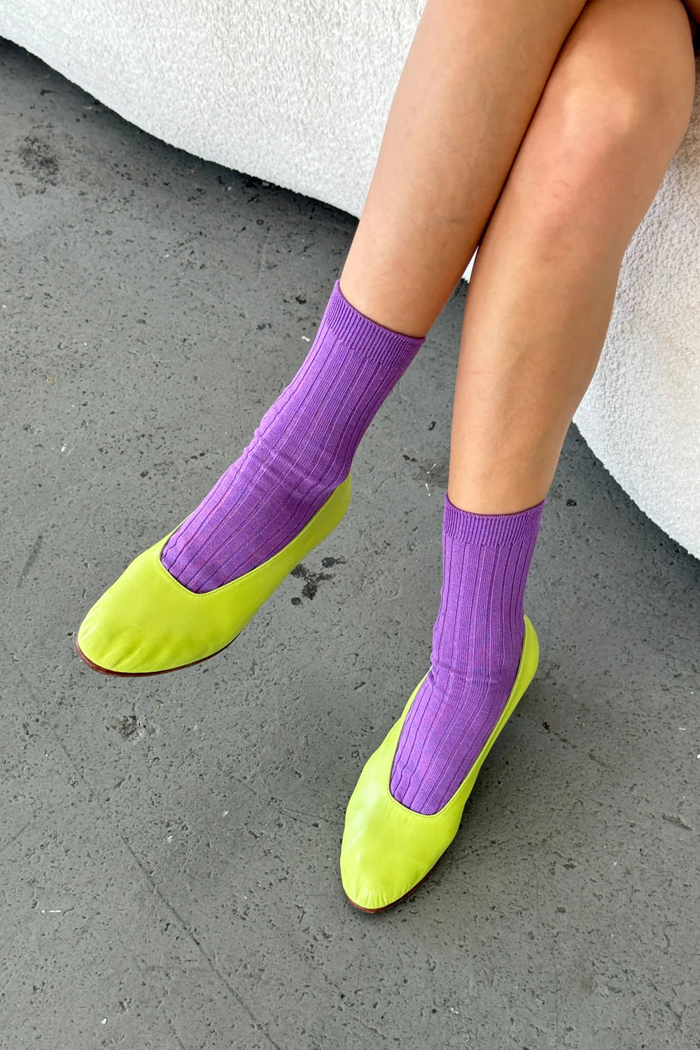 Le Bon Shoppe Her Socks MC Cotton // Violet