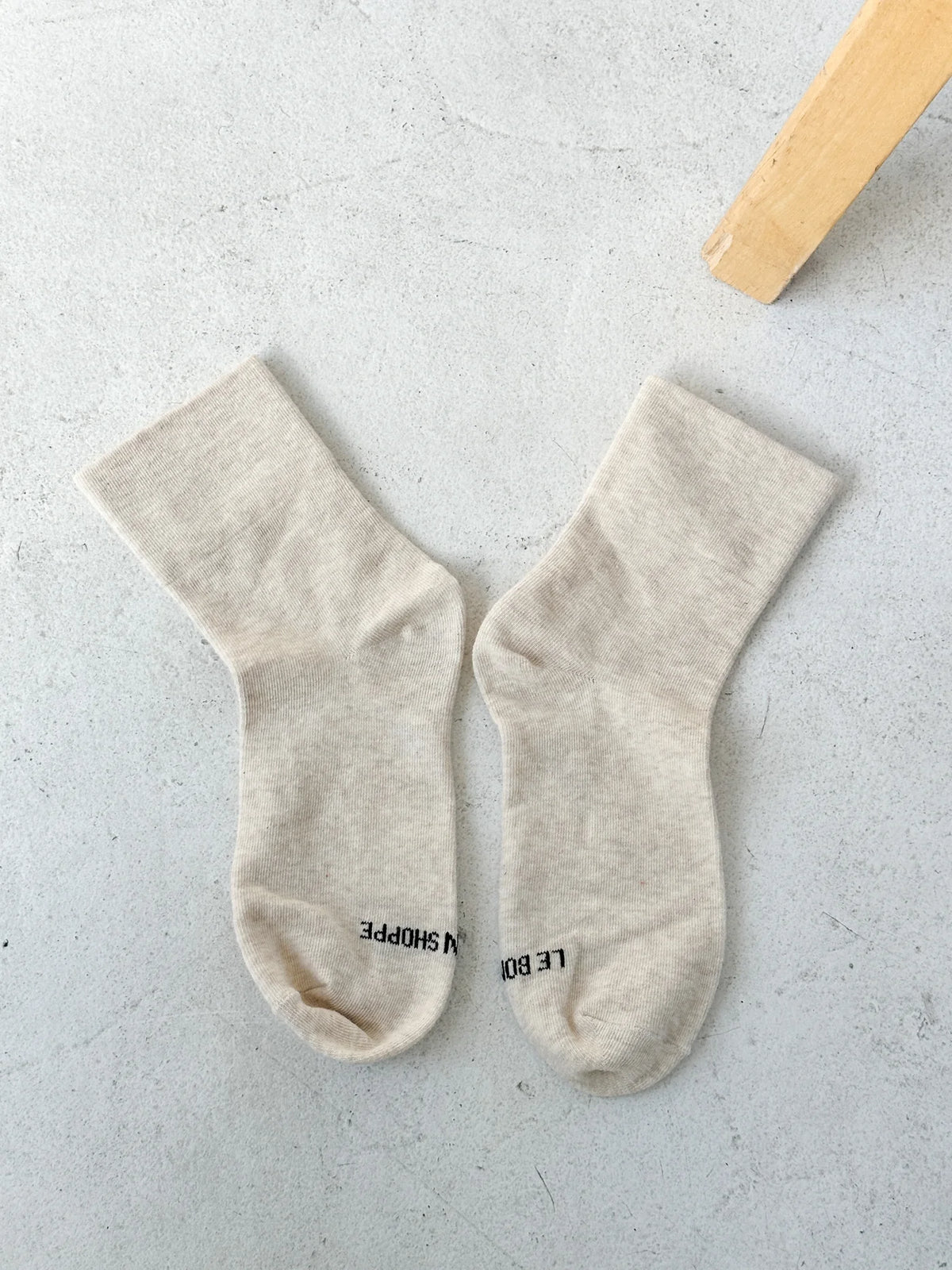 Le Bon Shoppe Sneaker Socks // Oatmeal