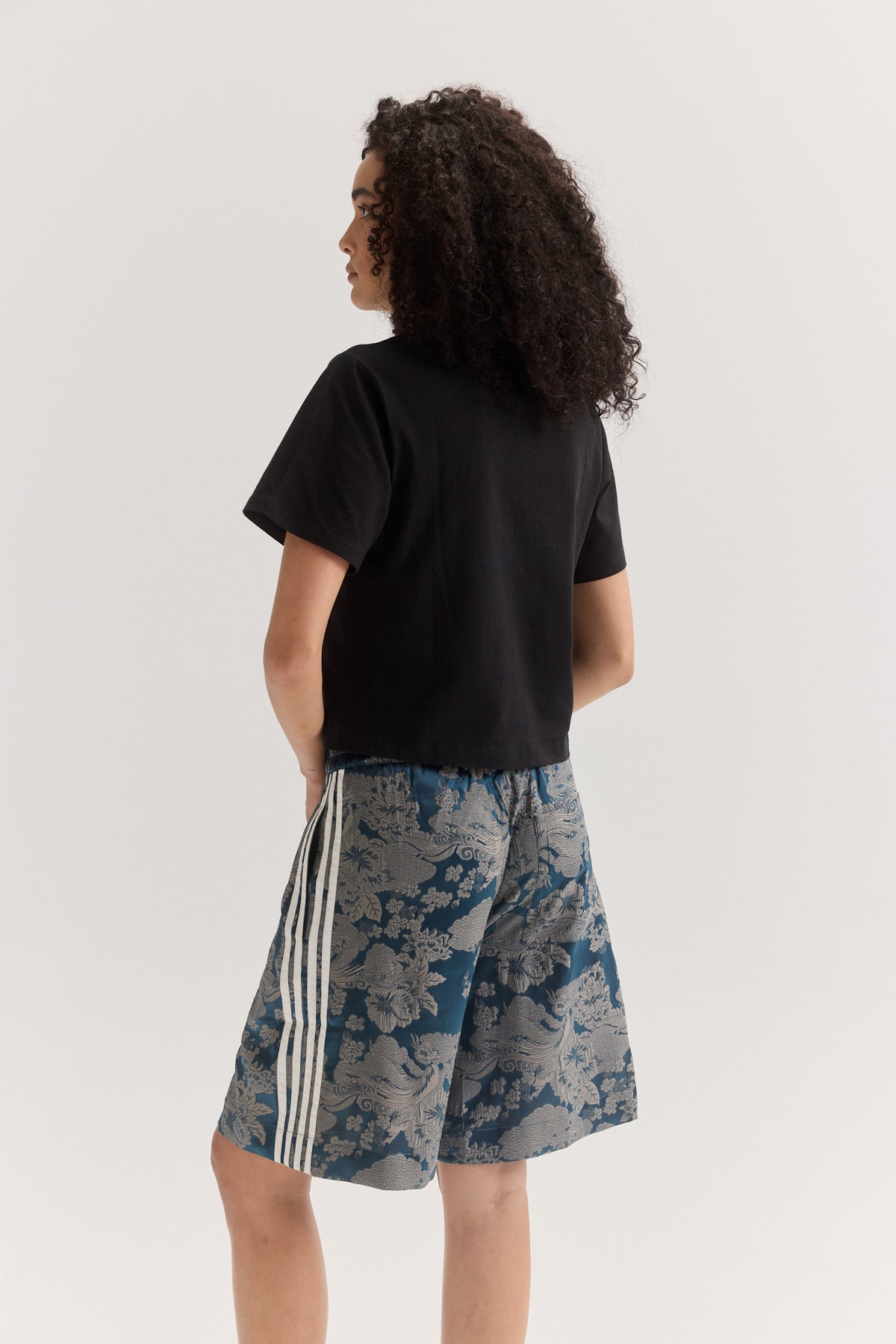 Muse Seb Shorts // Blue Jacquard