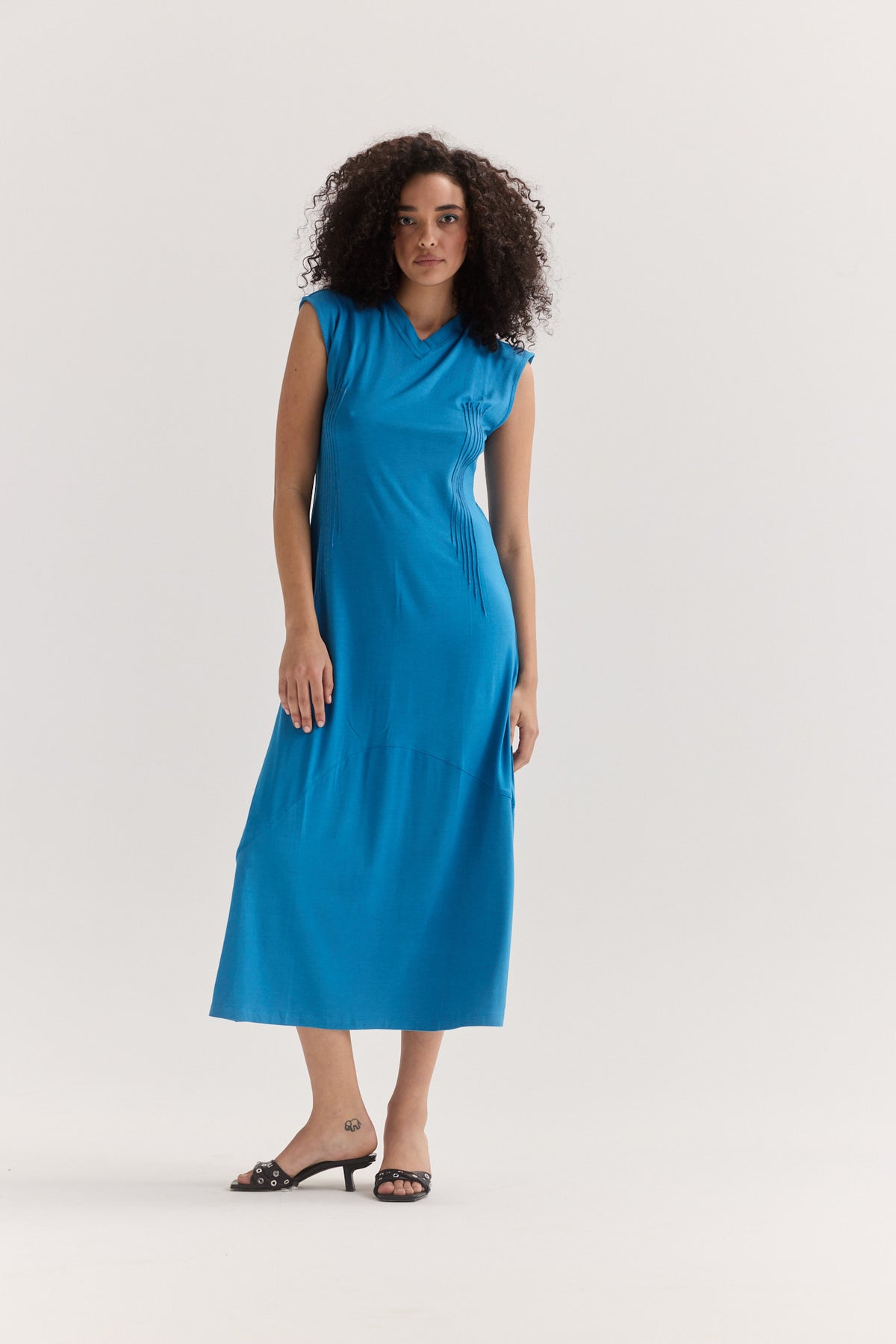 Muse Carmen Dress // Blue