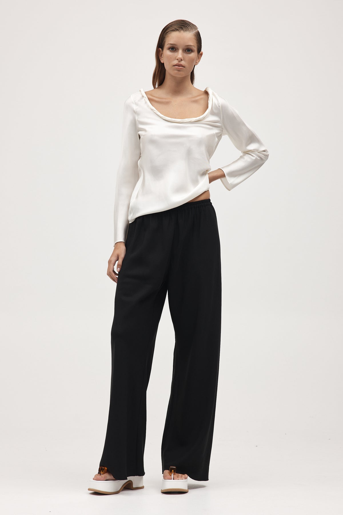 Marle Tencel Coco Pant // Black