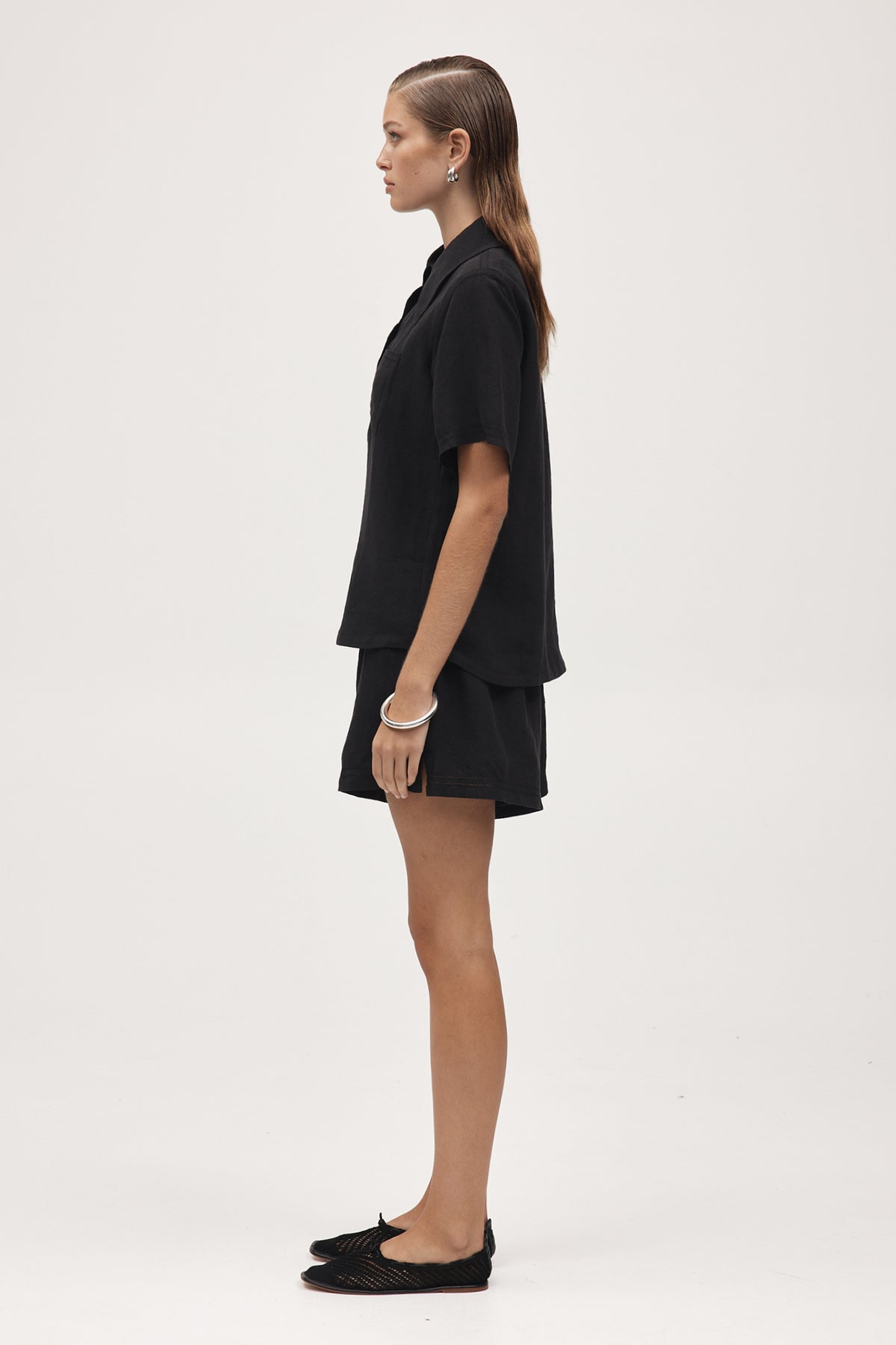 Marle Sunny  Shirt // Black