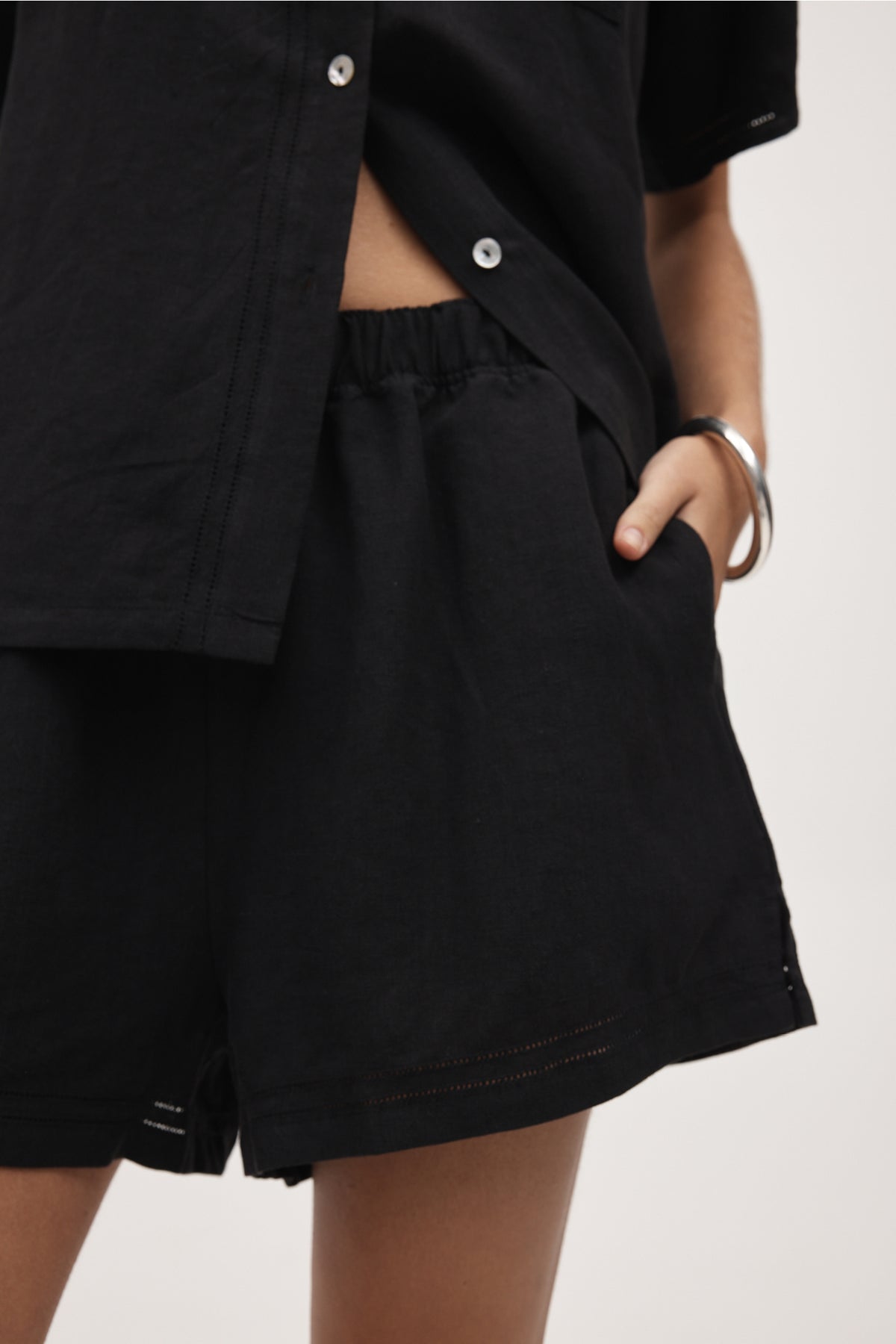 Marle Sunny  Shirt // Black