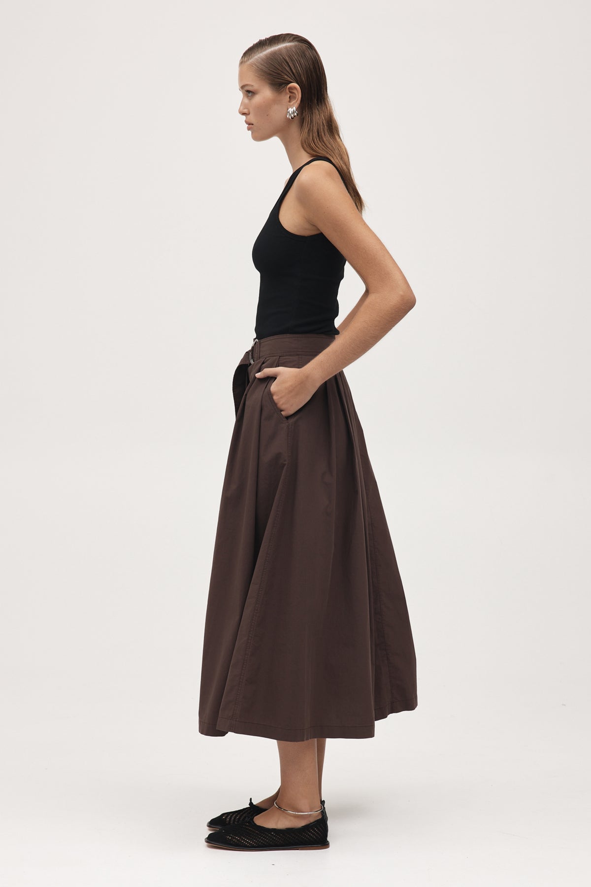 Marle Henry Skirt // Choc