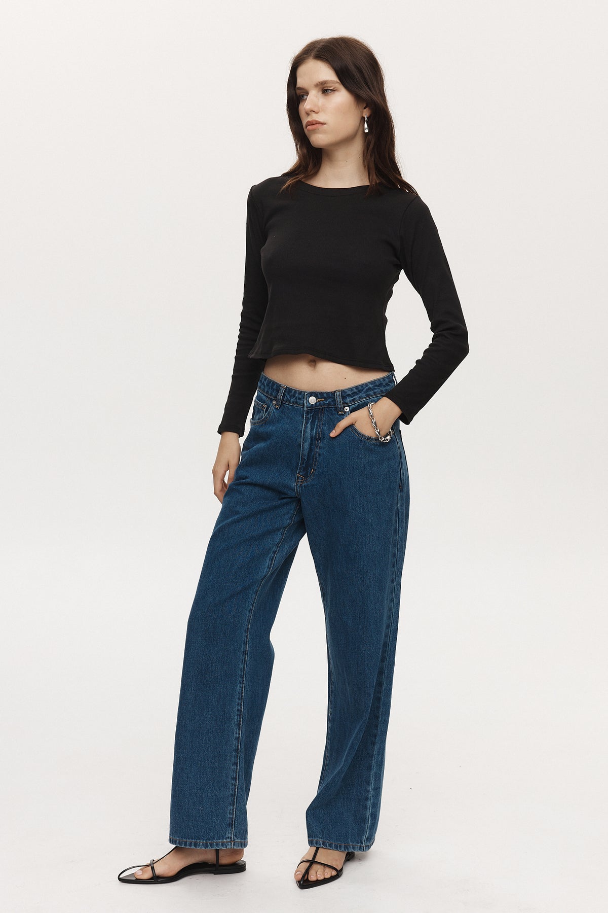 Marle Wide Leg Jean // Heritage Blue