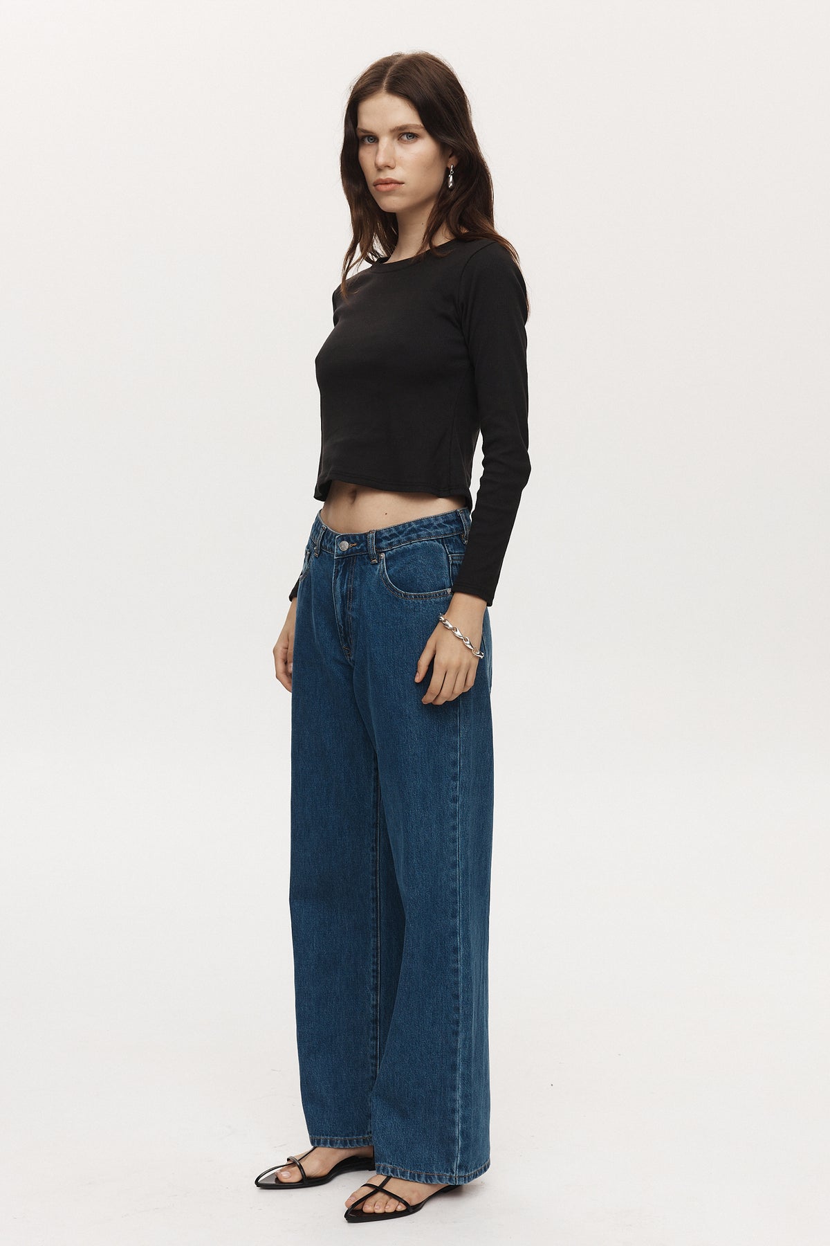 Marle Wide Leg Jean // Heritage Blue