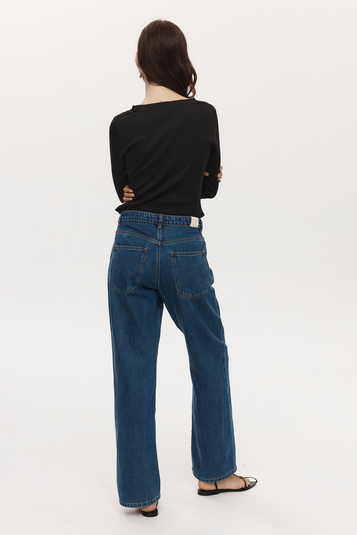 Marle Wide Leg Jean // Heritage Blue