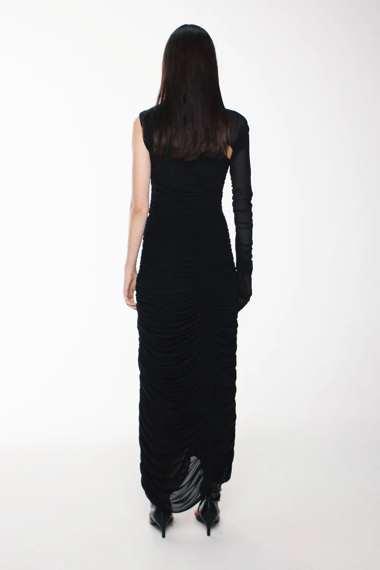 Kourh Primnoa Midi Dress // Black