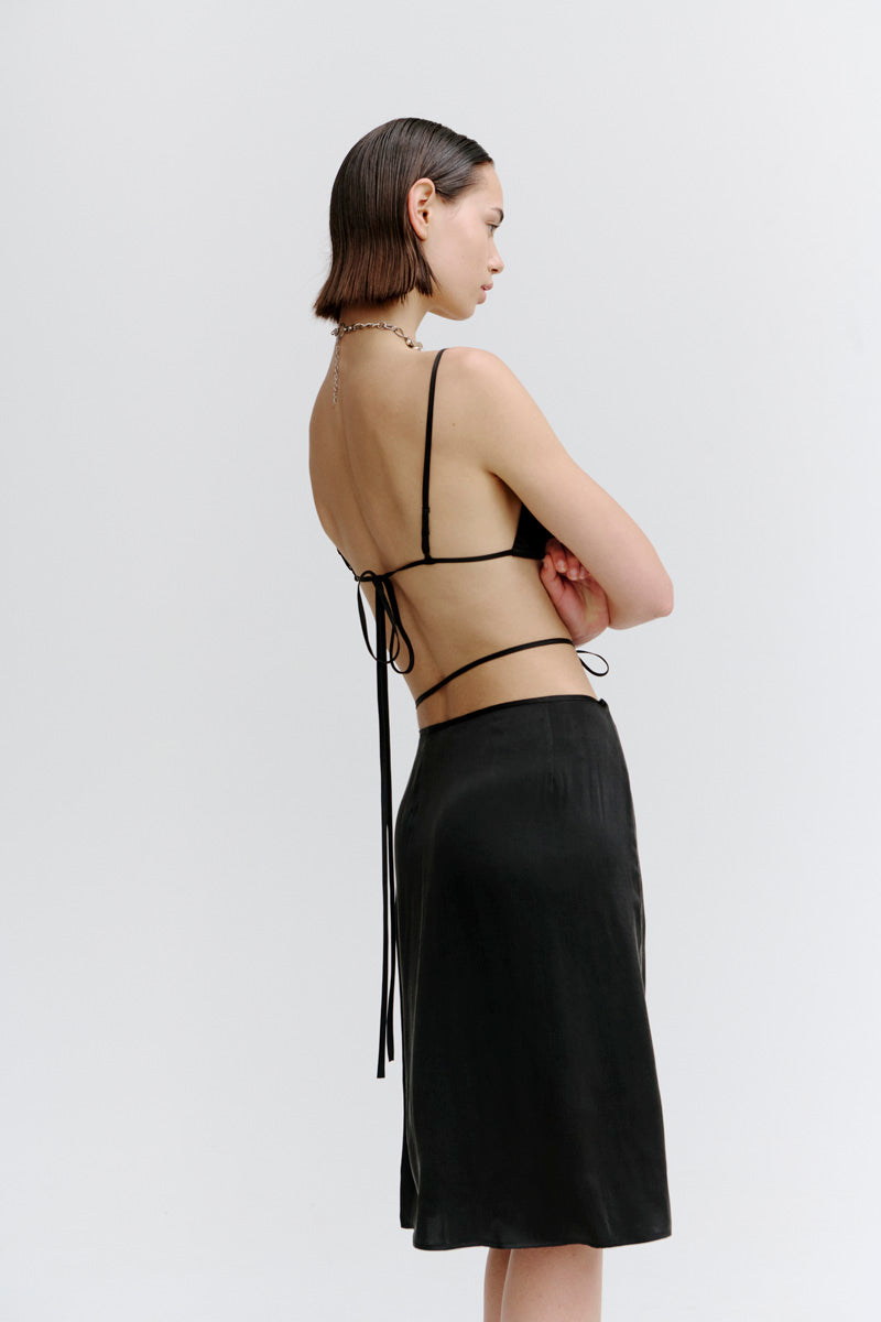 PV Axis Crop Top // Black