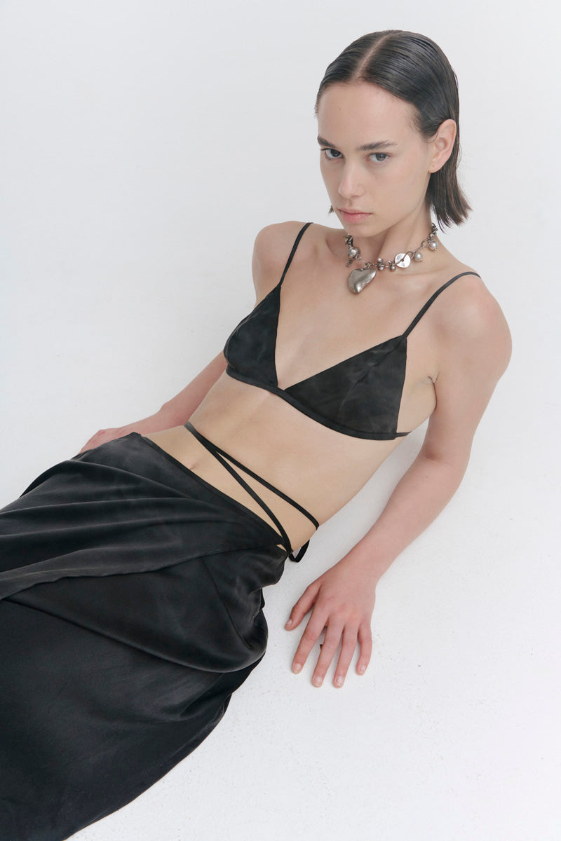 PV Axis Crop Top // Black