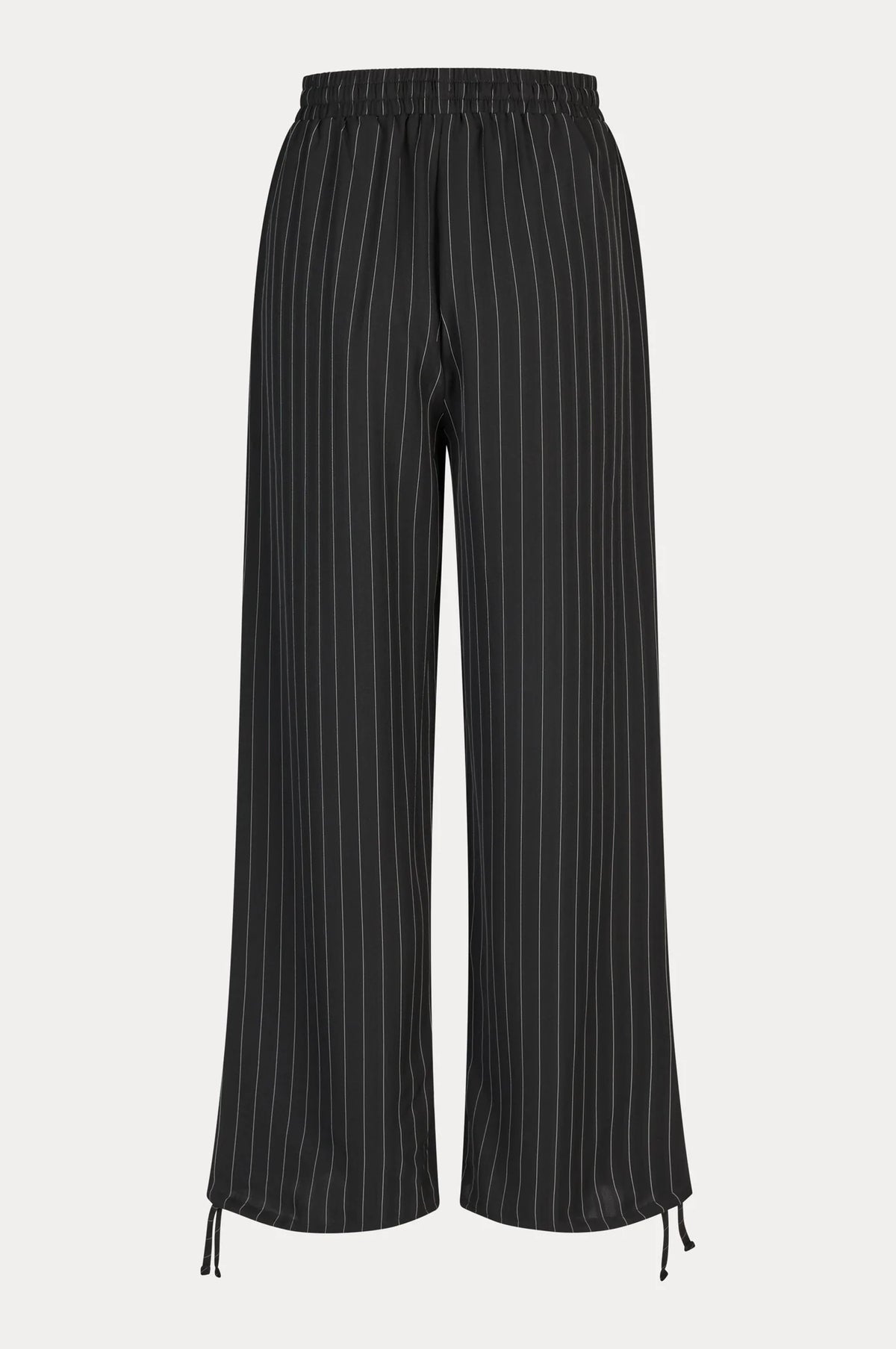 Oval Square Serena Trouser // Black Pinstripe