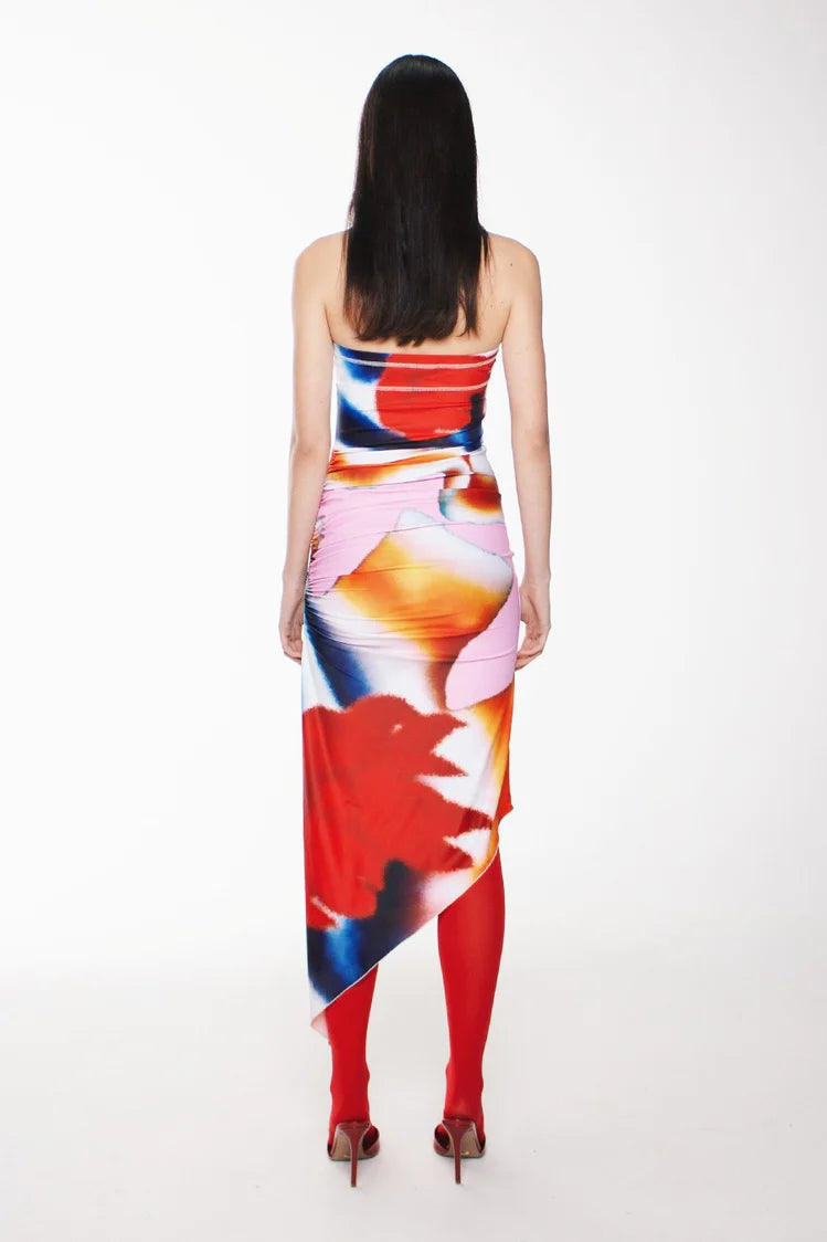 Kourh Tritonia Strapless Dress // Multi