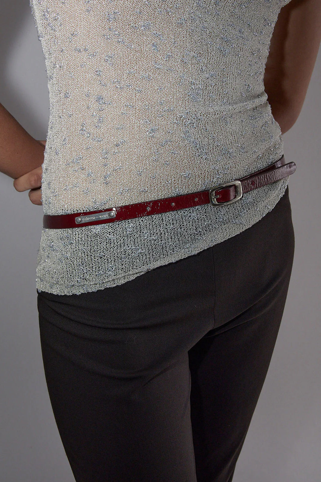 Paloma Wool Greta Belt //  Red