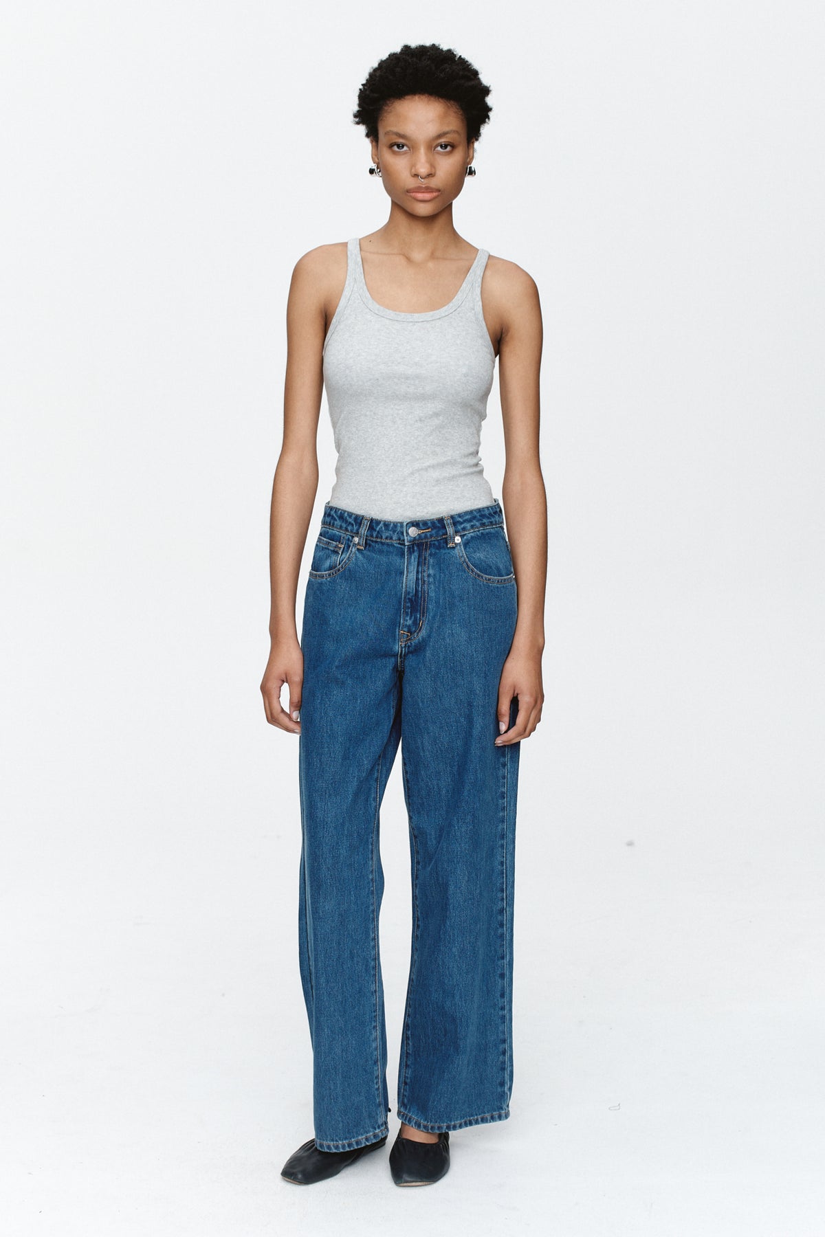 Marle Wide Leg Jean // Heritage Blue