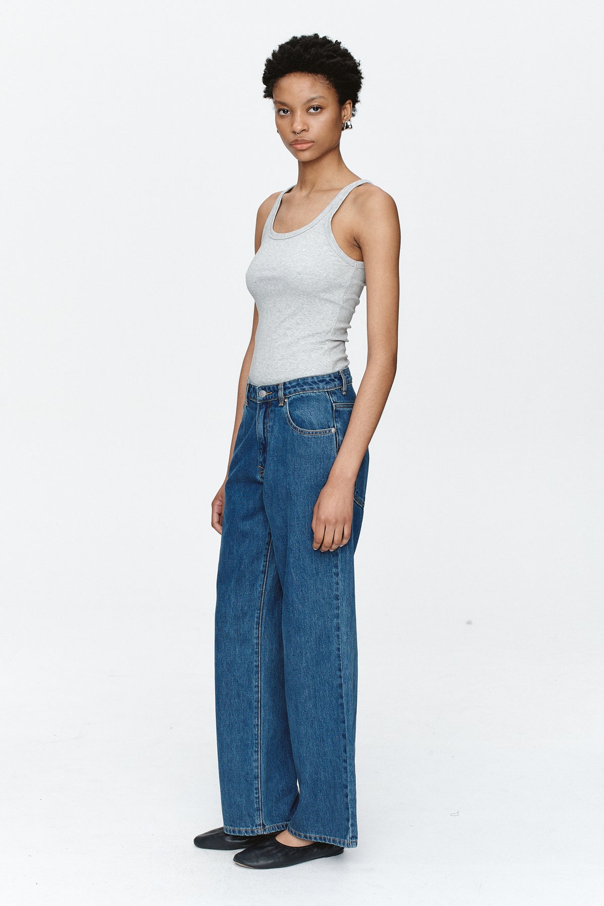 Marle Wide Leg Jean // Heritage Blue