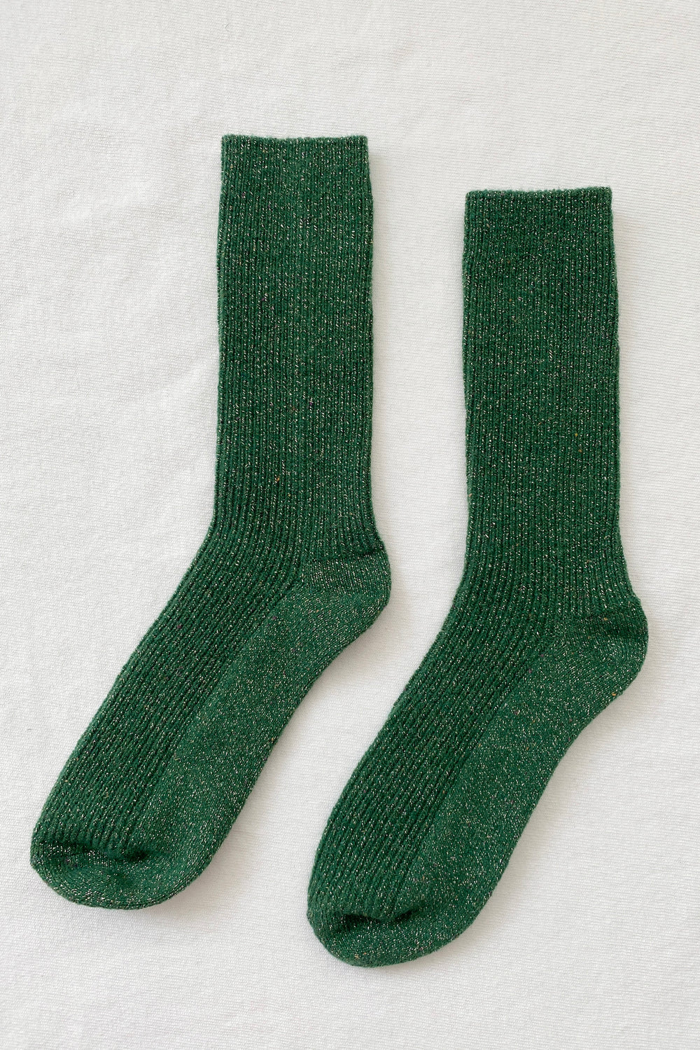 Le Bon Shoppe Winter Sparkle Socks //  Evergreen